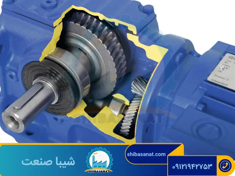 نصب گیربکس روی الکتروموتور