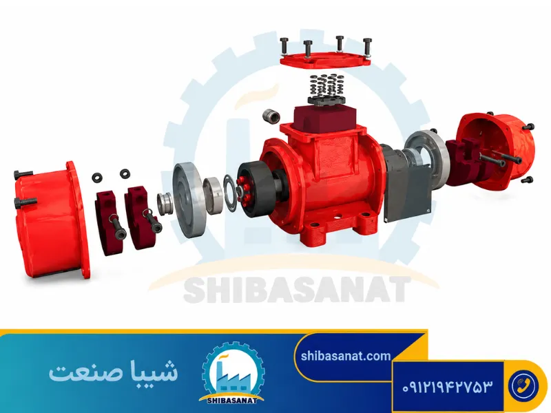 اجزای موتور ویبره بدنه