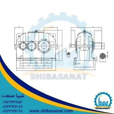 نمای گیربکس فلندر
