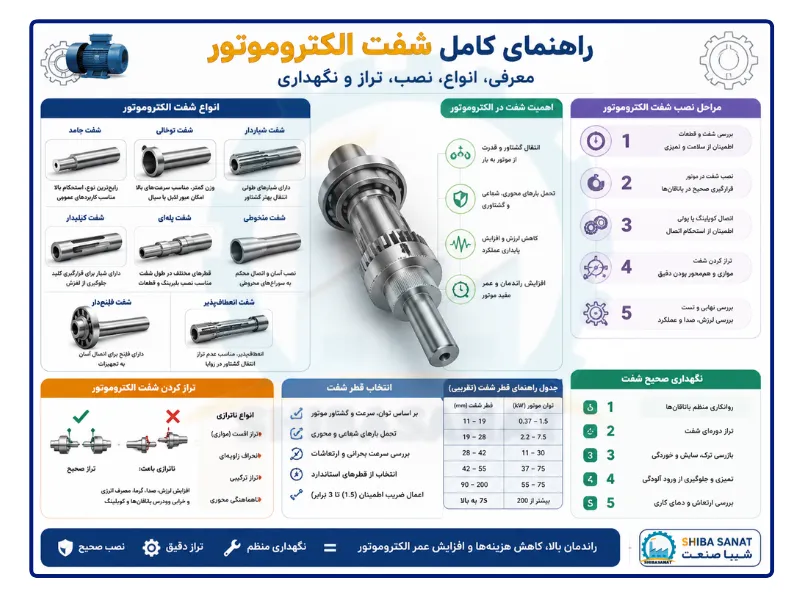 شفت الکتروموتور